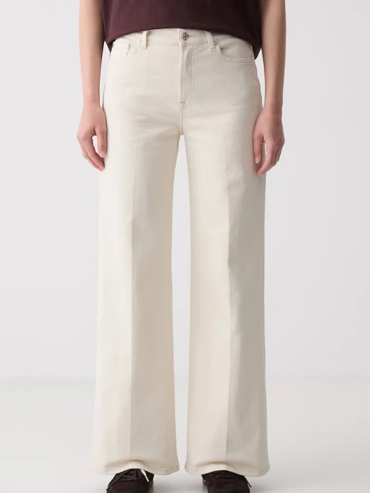 Obrázek produktu 7 FOR ALL MANKIND wide leg džíny dámské béžová
