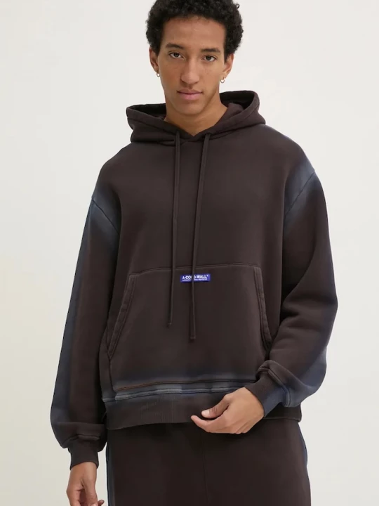 Obrázek produktu A-COLD-WALL* Bavlněná mikina A-COLD-WALL* hnědá