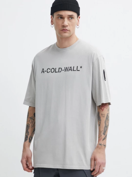 Obrázek produktu A-COLD-WALL* Bavlněné tričko A-COLD-WALL* Overdye Logo T-Shirt