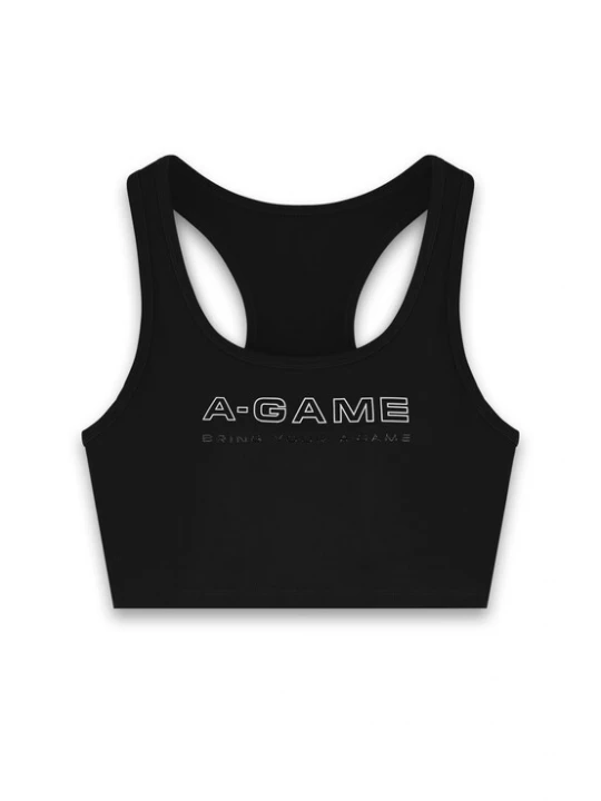Obrázek produktu A-Game Sportovní podprsenka černá / bílá