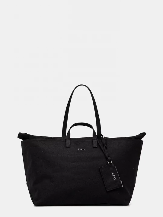 Obrázek produktu A.P.C. Bavlněná kabelka A.P.C. LE DRUMMER TOILE černá