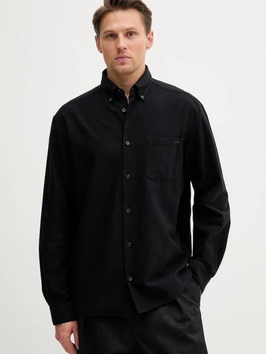 Obrázek produktu A.P.C. Bavlněná košile A.P.C. Chemise Mateo Logo černá