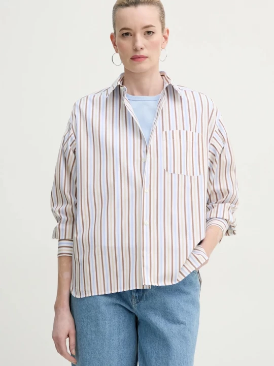 Obrázek produktu A.P.C. Bavlněná košile A.P.C. chemise stephanie modrá