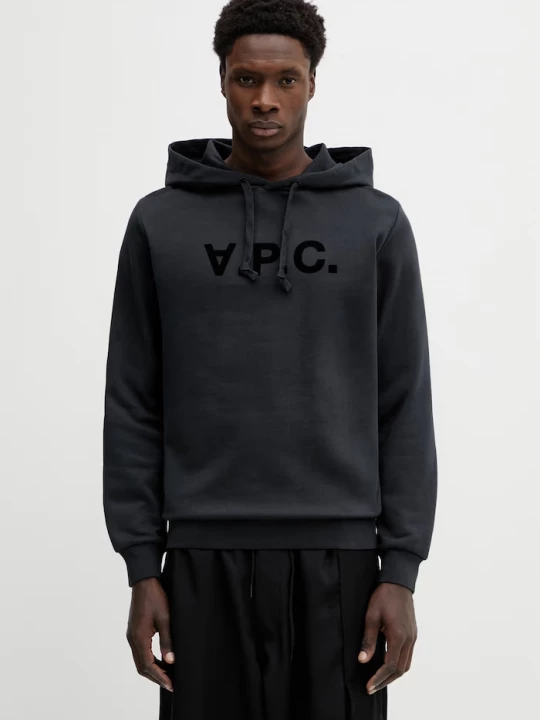 Obrázek produktu A.P.C. Bavlněná mikina A.P.C. Standard Grand Vpc černá
