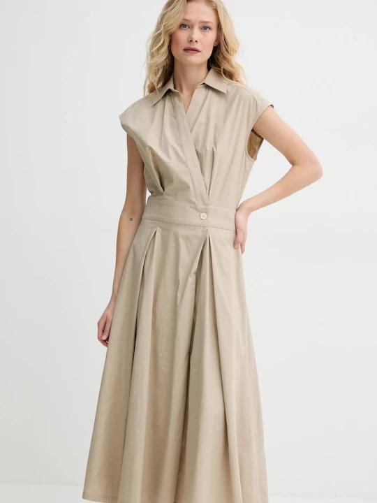 Obrázek produktu A.P.C. Bavlněné šaty A.P.C. robe athena zelená