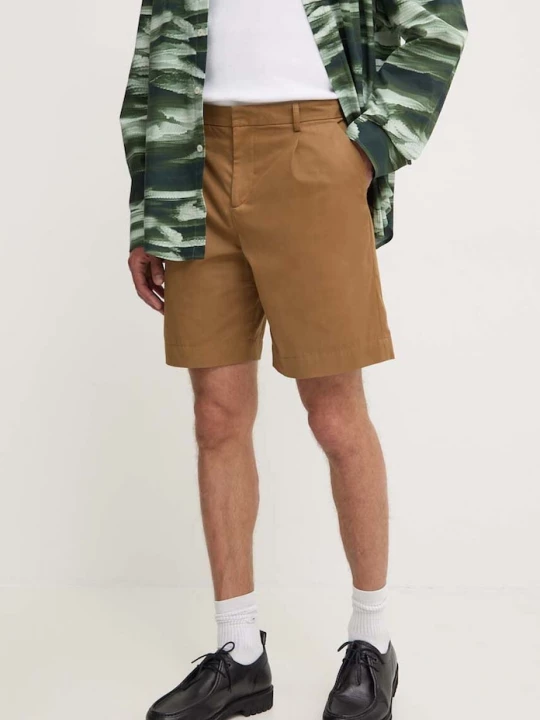 Obrázek produktu A.P.C. Bavlněné šortky A.P.C. short crew hnědá