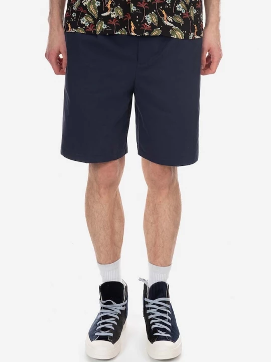Obrázek produktu A.P.C. Bavlněné šortky A.P.C. Short Terry námořnická modř