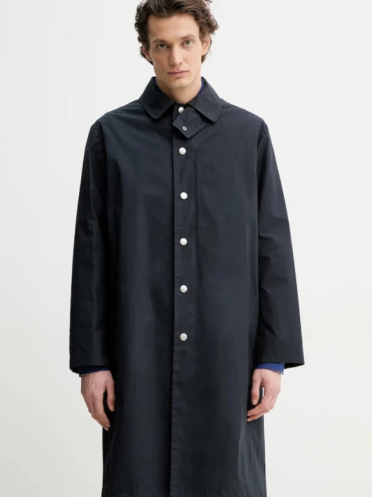 Obrázek produktu A.P.C. Bavlněný kabát A.P.C. mac arthur námořnická modř