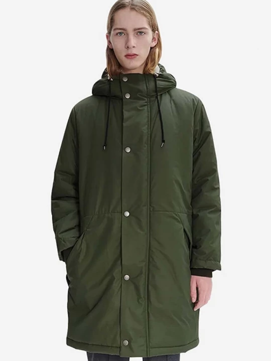 Obrázek produktu A.P.C. Bunda A.P.C. Parka Hector COEZV-H30179 BLACK zelená