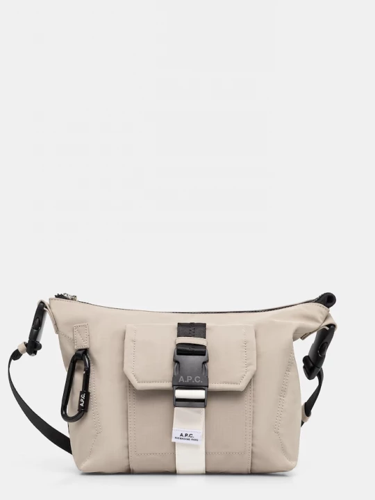 Obrázek produktu A.P.C. crossbody kabelka dámská Besace Trek zelená