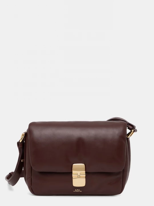 Obrázek produktu A.P.C. crossbody kabelka dámská kožená Sac Grace Soft