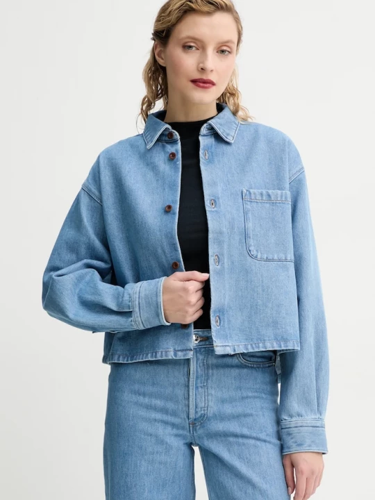 Obrázek produktu A.P.C. Džínová košile A.P.C. surchemise samantha brodee modrá