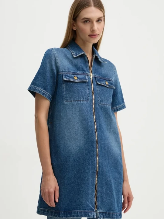 Obrázek produktu A.P.C. Džínové šaty A.P.C. robe amanda modrá