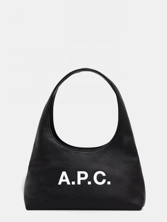 Obrázek produktu A.P.C. hobo kabelka dámská z imitace kůže baby ninon shoulder černá