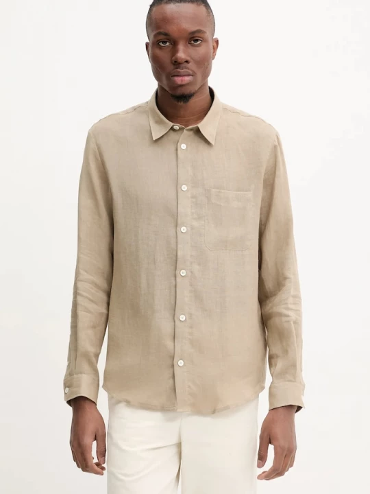 Obrázek produktu A.P.C. Košile A.P.C. A.P.C. Chemise Cassel LIAEK-H12545 BLACK zelená