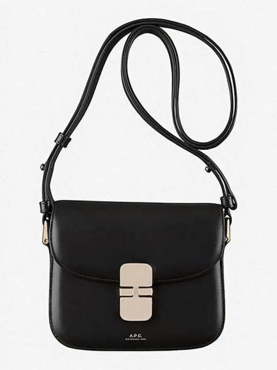 Obrázek produktu A.P.C. Kožená kabelka A.P.C. Sac Grace Mini PXBMW-F61515 černá