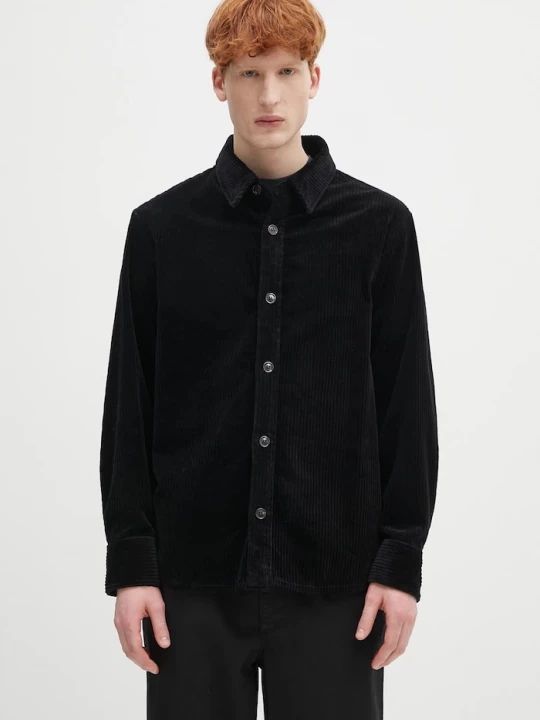 Obrázek produktu A.P.C. Manšestrová košile A.P.C. surchemise boris černá