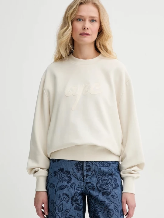 Obrázek produktu A.P.C. Mikina A.P.C. sweat ethan - GOTS béžová