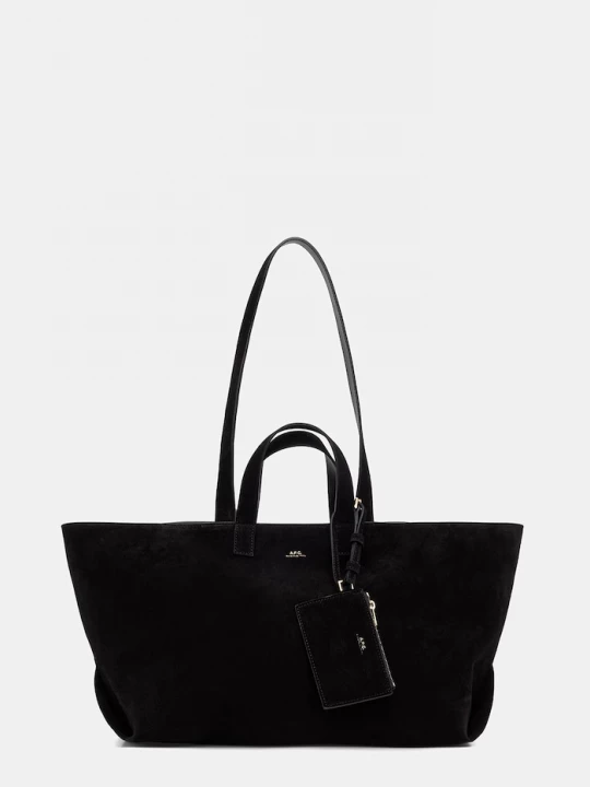 Obrázek produktu A.P.C. nákupní taška dámská semišová LE DRUMMER černá