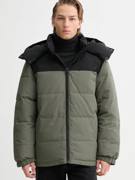 Obrázek produktu A.P.C. Oboustranná bunda A.P.C. Doudoune Sam zelená