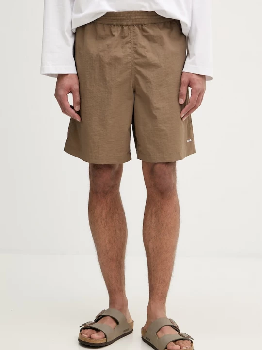 Obrázek produktu A.P.C. šortky pánské MAILLOT DE BAIN hnědá