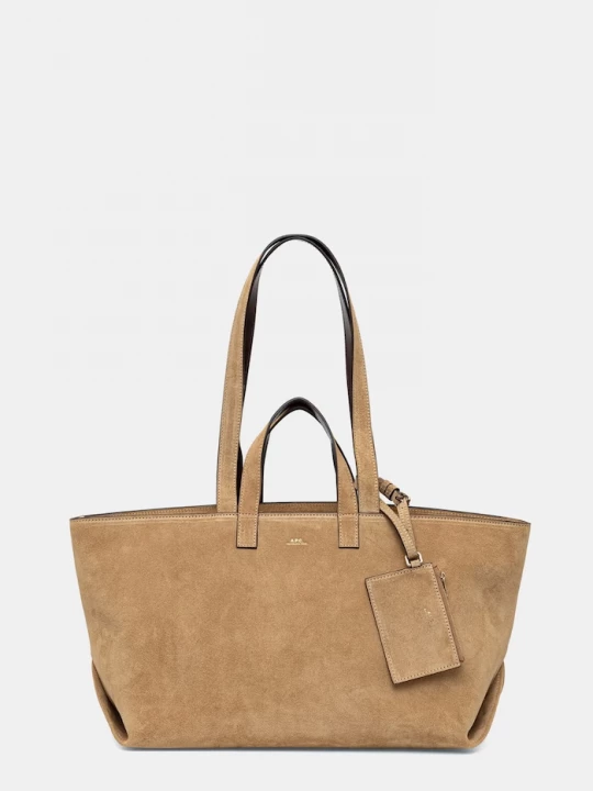 Obrázek produktu A.P.C. taška dámská semišová LE DRUMMER béžová