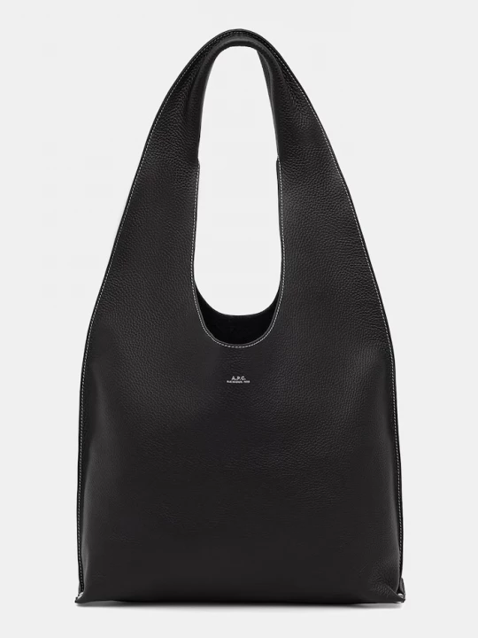 Obrázek produktu A.P.C. tote taška dámská kožená le neige clou černá