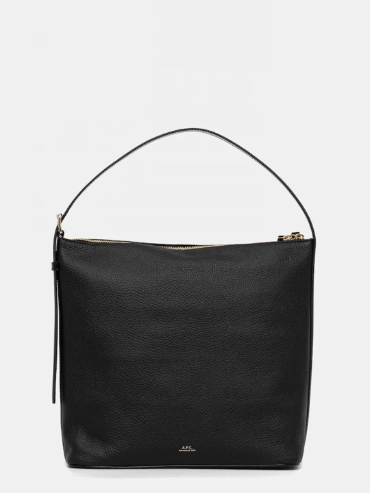 Obrázek produktu A.P.C. tote taška dámská kožená sac vera černá