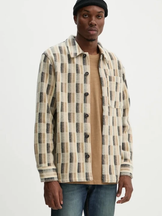 Obrázek produktu A.P.C. Vlněná košile A.P.C. surchemise stanley béžová