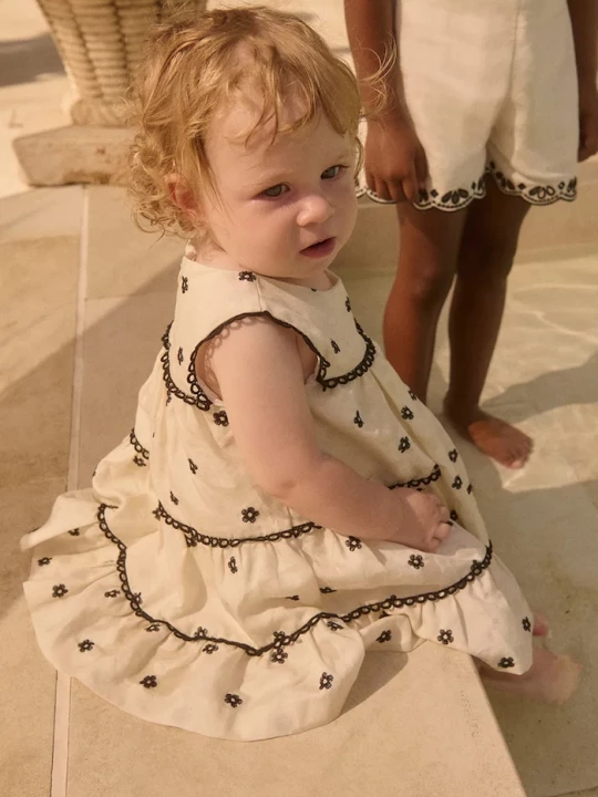 Obrázek produktu Abel&Lula Dětské šaty s přídavkem lnu Abel&Lula Abel & Lula béžová