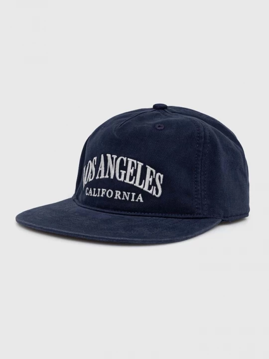 Obrázek produktu Abercrombie & Fitch Bavlněná baseballová čepice Abercrombie & Fitch námořnická modř