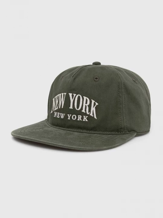 Obrázek produktu Abercrombie & Fitch Bavlněná baseballová čepice Abercrombie & Fitch zelená