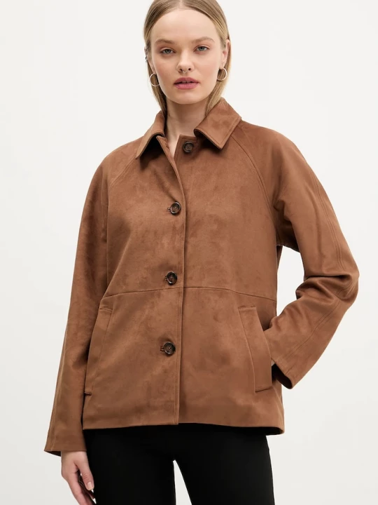 Obrázek produktu Abercrombie & Fitch Bunda Abercrombie & Fitch hnědá