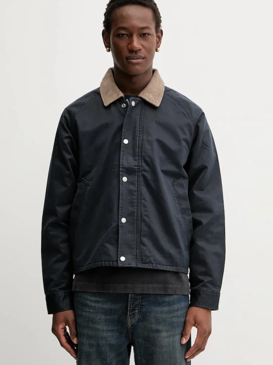 Obrázek produktu Abercrombie & Fitch Bunda Abercrombie & Fitch námořnická modř