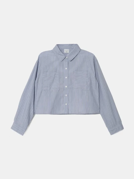 Obrázek produktu Abercrombie & Fitch Dětská košile Abercrombie & Fitch modrá