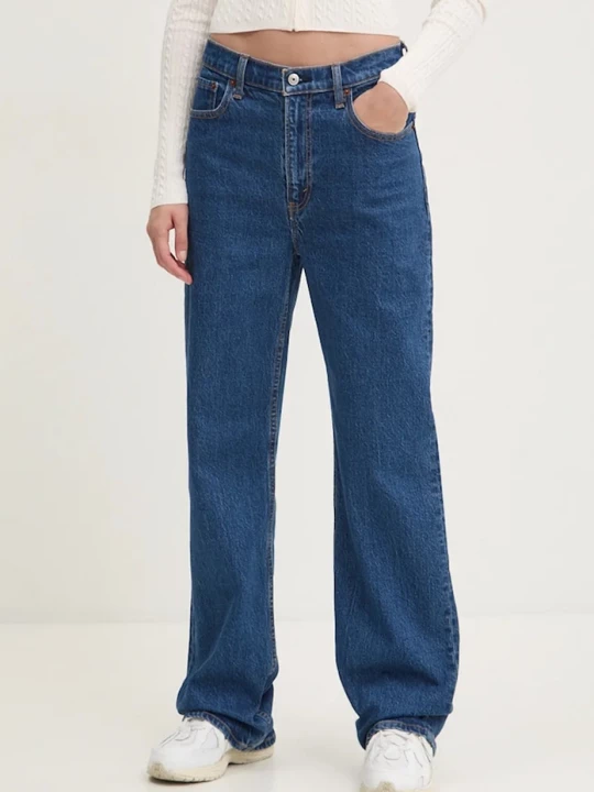 Obrázek produktu Abercrombie & Fitch Džíny Abercrombie & Fitch námořnická modř