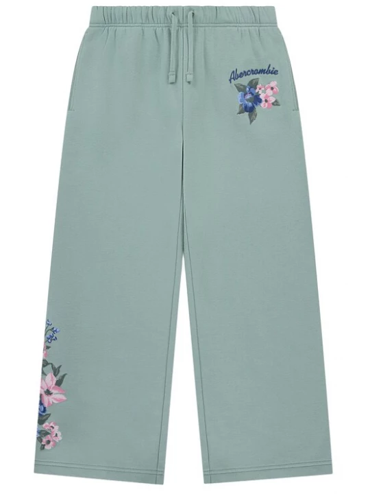Obrázek produktu Abercrombie & Fitch Kalhoty námořnická modř / pastelově zelená / růže / světle růžová