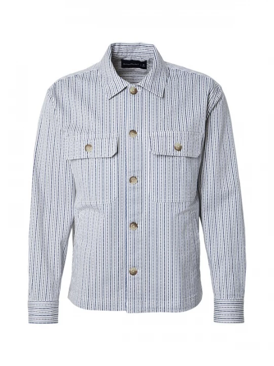 Obrázek produktu Abercrombie & Fitch Košile modrá / chladná modrá / bílá