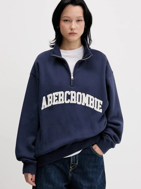 Obrázek produktu Abercrombie & Fitch Mikina Abercrombie & Fitch modrá