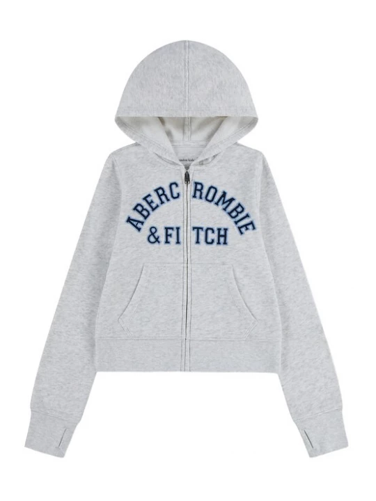Obrázek produktu Abercrombie & Fitch Mikina noční modrá / nebeská modř / šedý melír