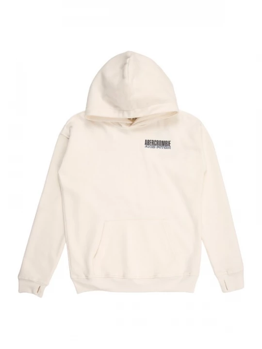 Obrázek produktu Abercrombie & Fitch Mikina šedobéžová / oranžová / černá