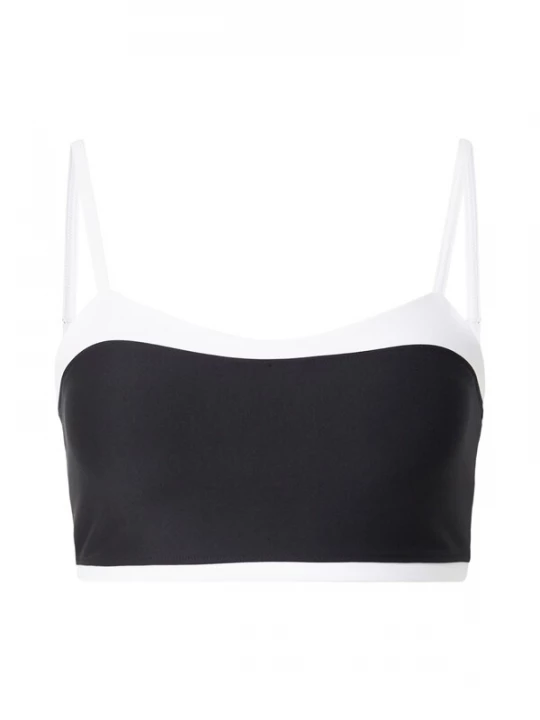 Obrázek produktu Abercrombie & Fitch Sportovní podprsenka 'SCULPTLUX SWEETHEART' černá / bílá