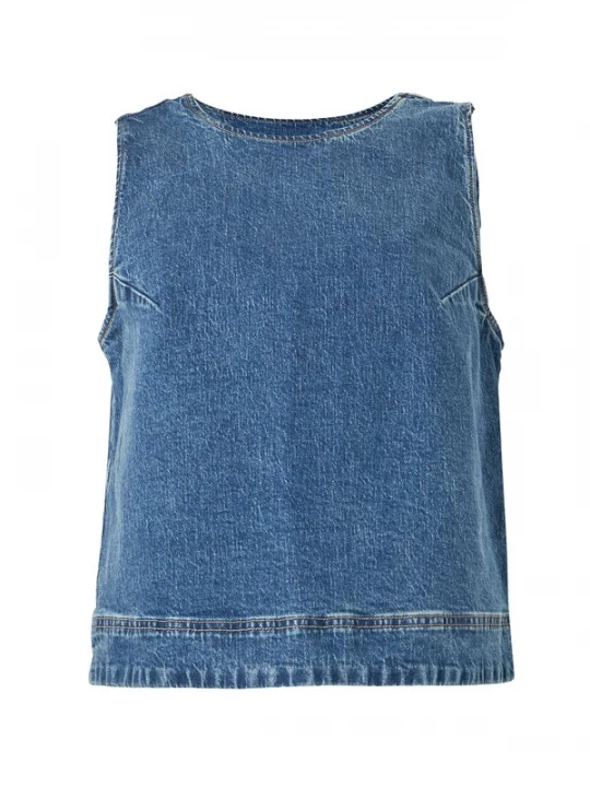 Obrázek produktu Abercrombie & Fitch Top modrá džínovina