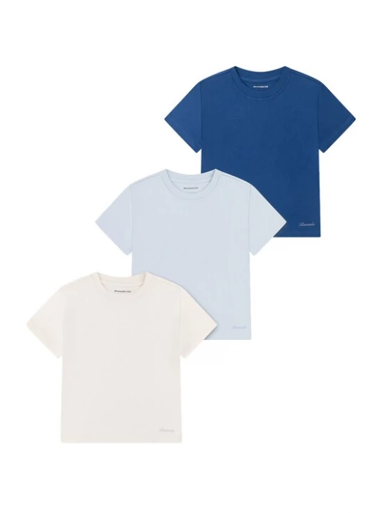 Obrázek produktu Abercrombie & Fitch Tričko béžová / námořnická modř / světlemodrá