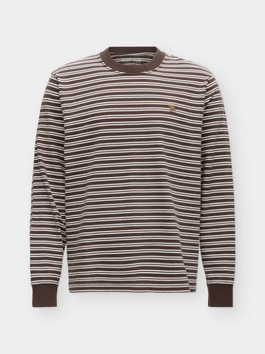 Obrázek produktu Abercrombie & Fitch Tričko čokoládová / bílá