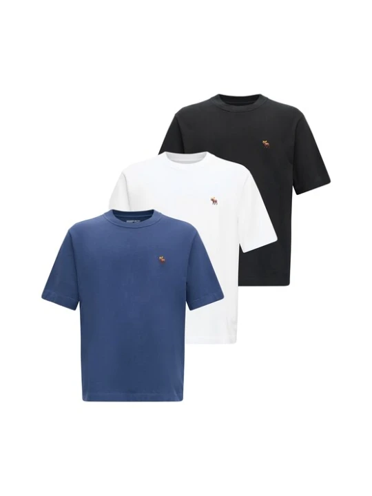 Obrázek produktu Abercrombie & Fitch Tričko modrá / černá / bílá