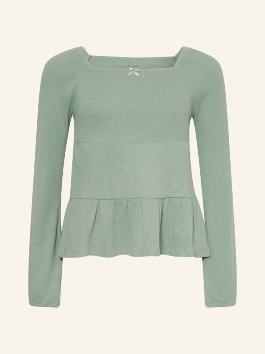 Obrázek produktu Abercrombie & Fitch Tričko S Dlouhým Rukávem mátová
