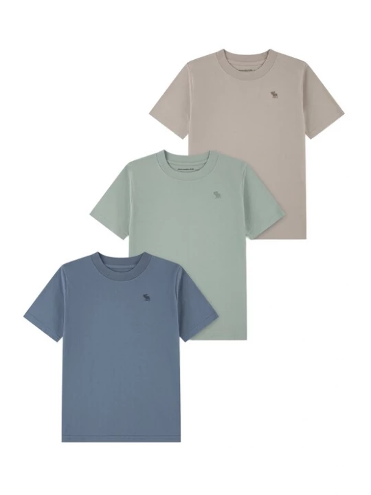 Obrázek produktu Abercrombie & Fitch Tričko safírová / režná / pastelově zelená