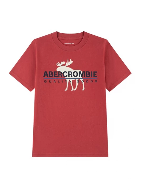 Obrázek produktu Abercrombie & Fitch Tričko tmavě modrá / červená / černá / bílá