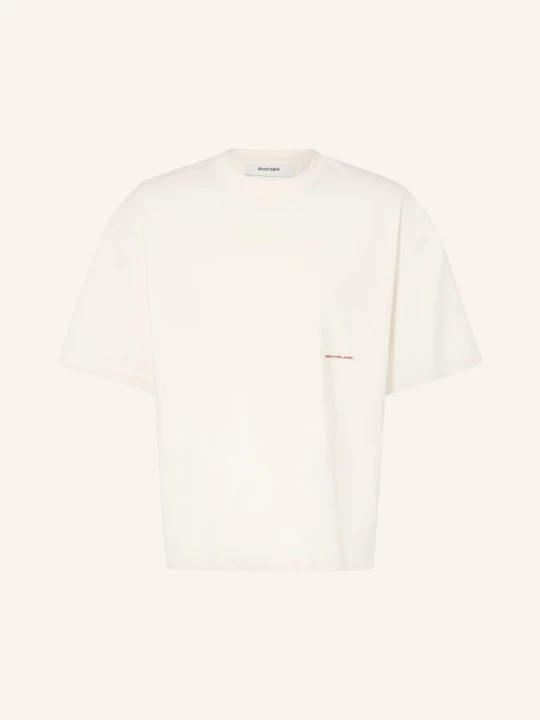 Obrázek produktu About:Blank Oversized Tričko krémová / tmavě červená
